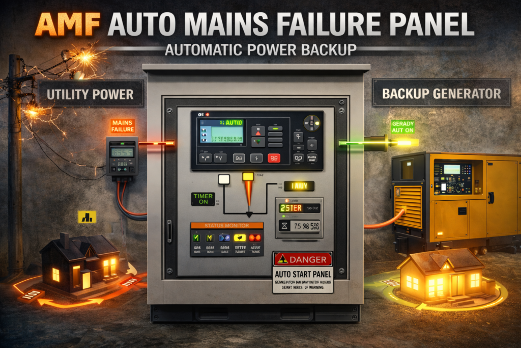 AMF Auto Mains Failure Panel