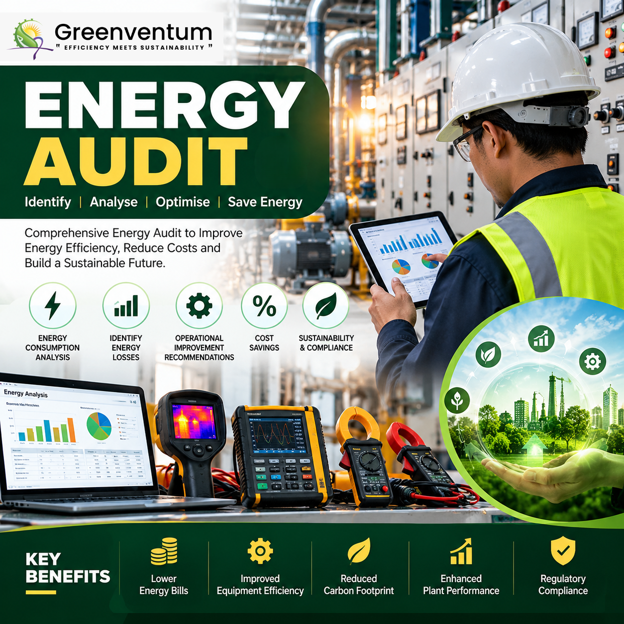 Energy Audit for Industrial Plants to Improve Energy Efficiency